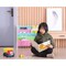 Basicwise 4 Tiered Colorful Lined Kids' Sling Magazine Book Rack QI003460L - alternate 5